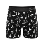 The Bare Back Bones | Glow In The Dark Skeletons Ball Hammock® Magnum Big Pouch Underwear - Shinesty
