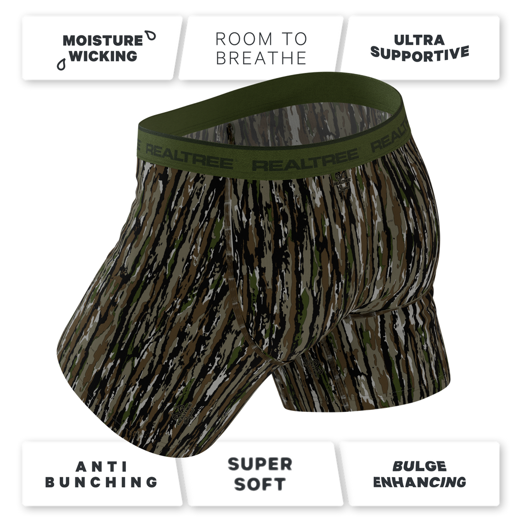 The Barking Up | Realtree x Shinesty Bark Camouflage Ball Hammock® Pouch Underwear With Fly - Shinesty
