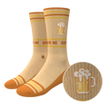 The Barley Pop | Beer Heel Hammock™ Crew Socks - Shinesty