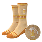 The Barley Pop | Beer Heel Hammock™ Crew Socks - Shinesty