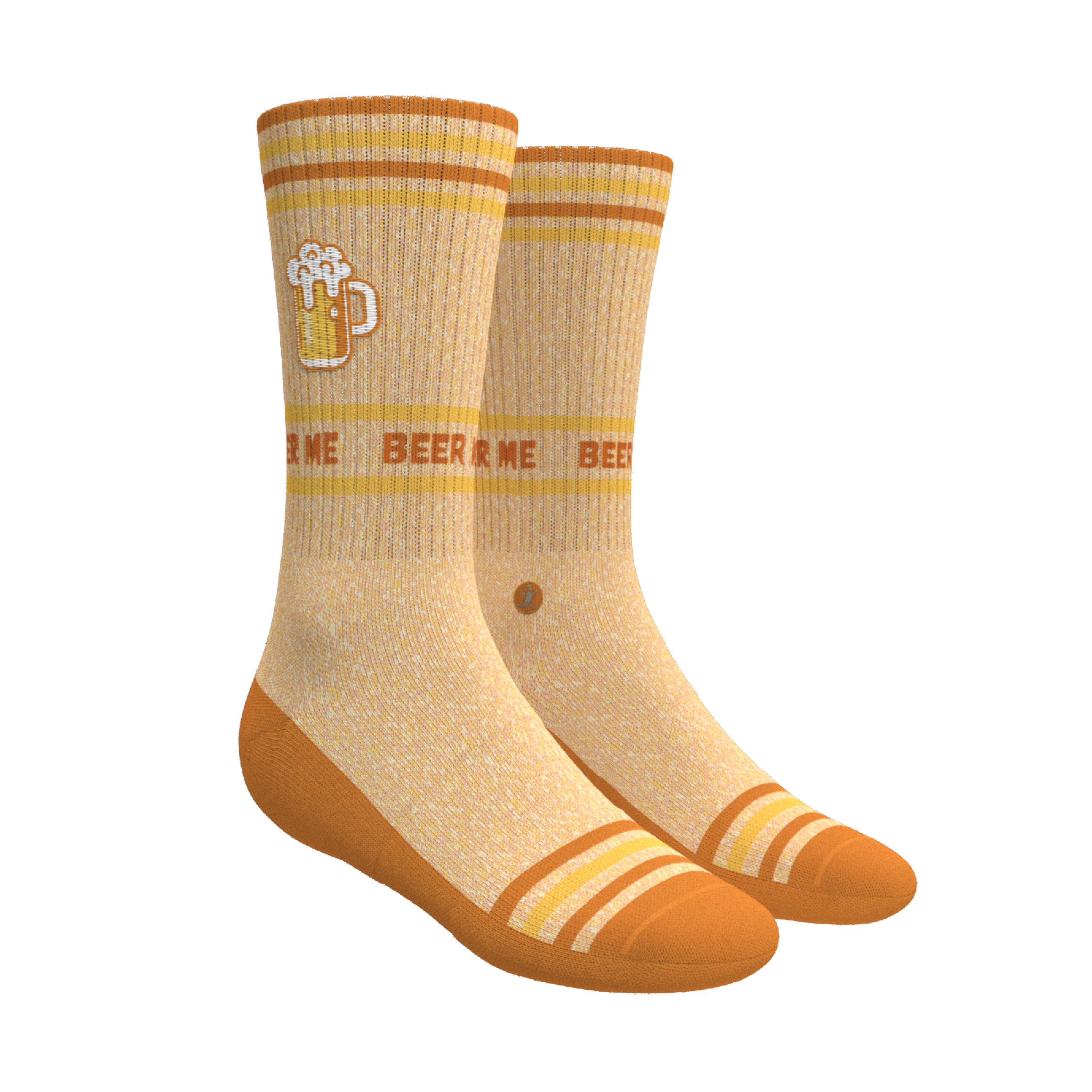 The Barley Pop | Beer Heel Hammock™ Crew Socks - Shinesty