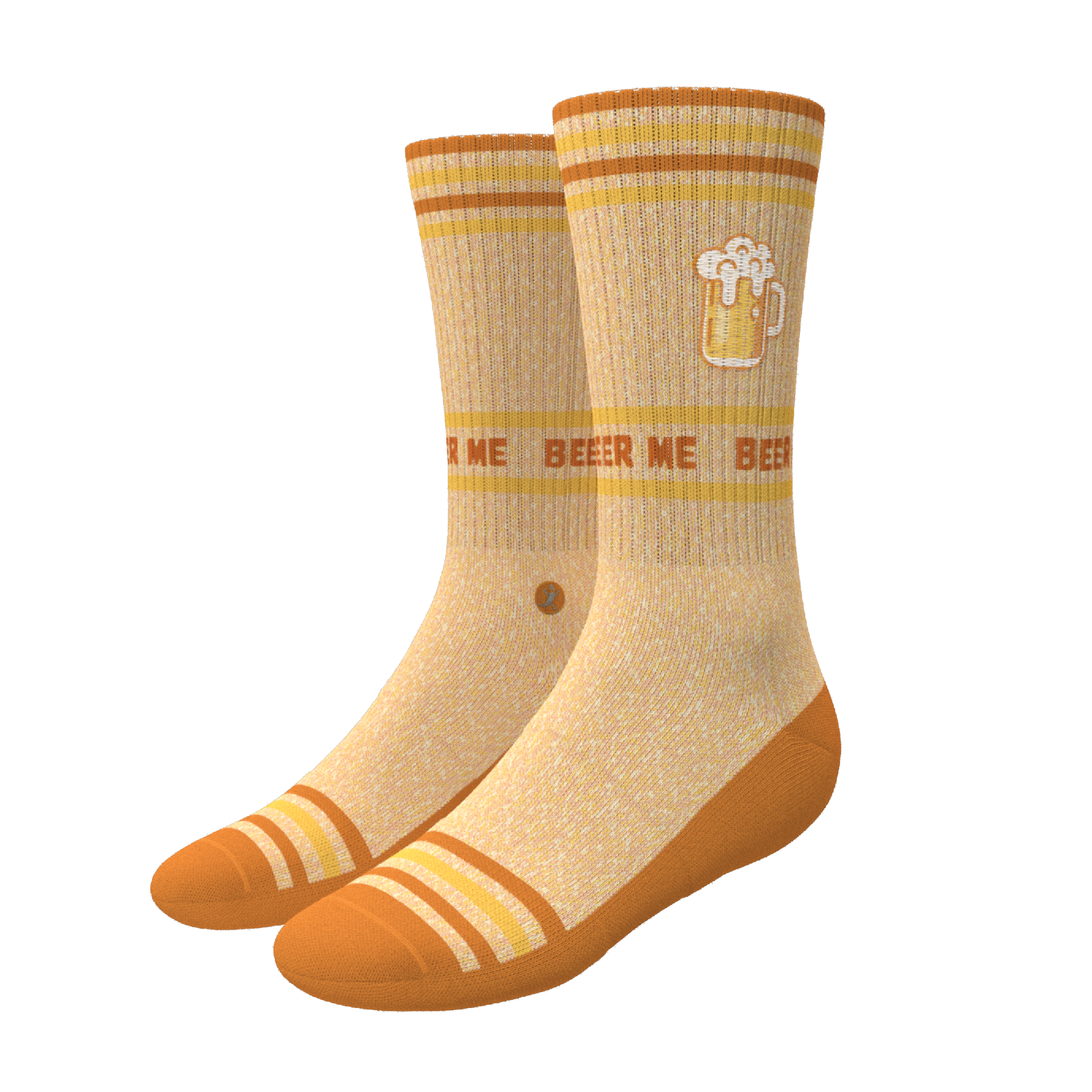 The Barley Pop | Beer Heel Hammock™ Crew Socks - Shinesty