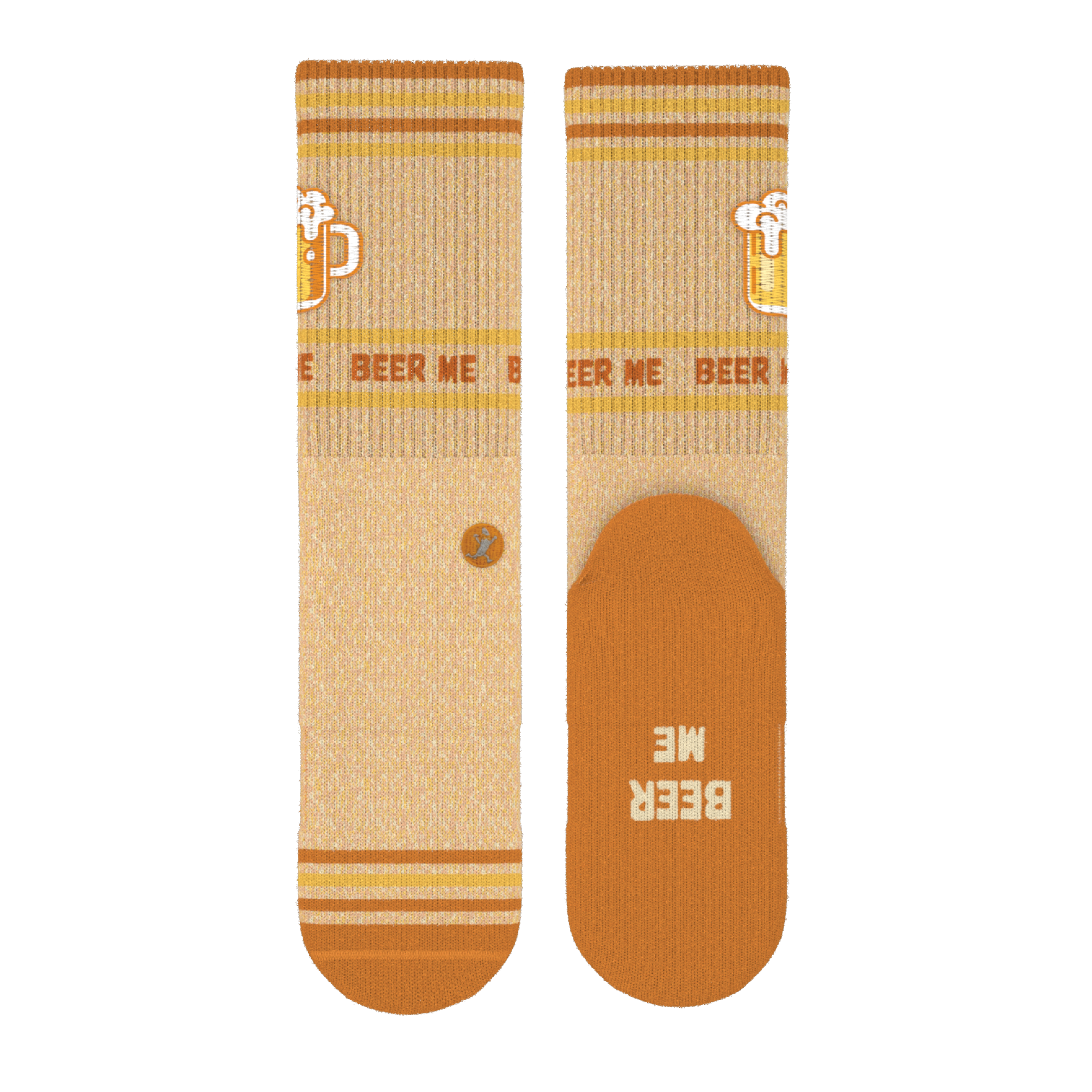 The Barley Pop | Beer Heel Hammock™ Crew Socks - Shinesty