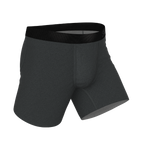 The Basalt | Heather Charcoal Ball Hammock® Pouch Underwear - Shinesty