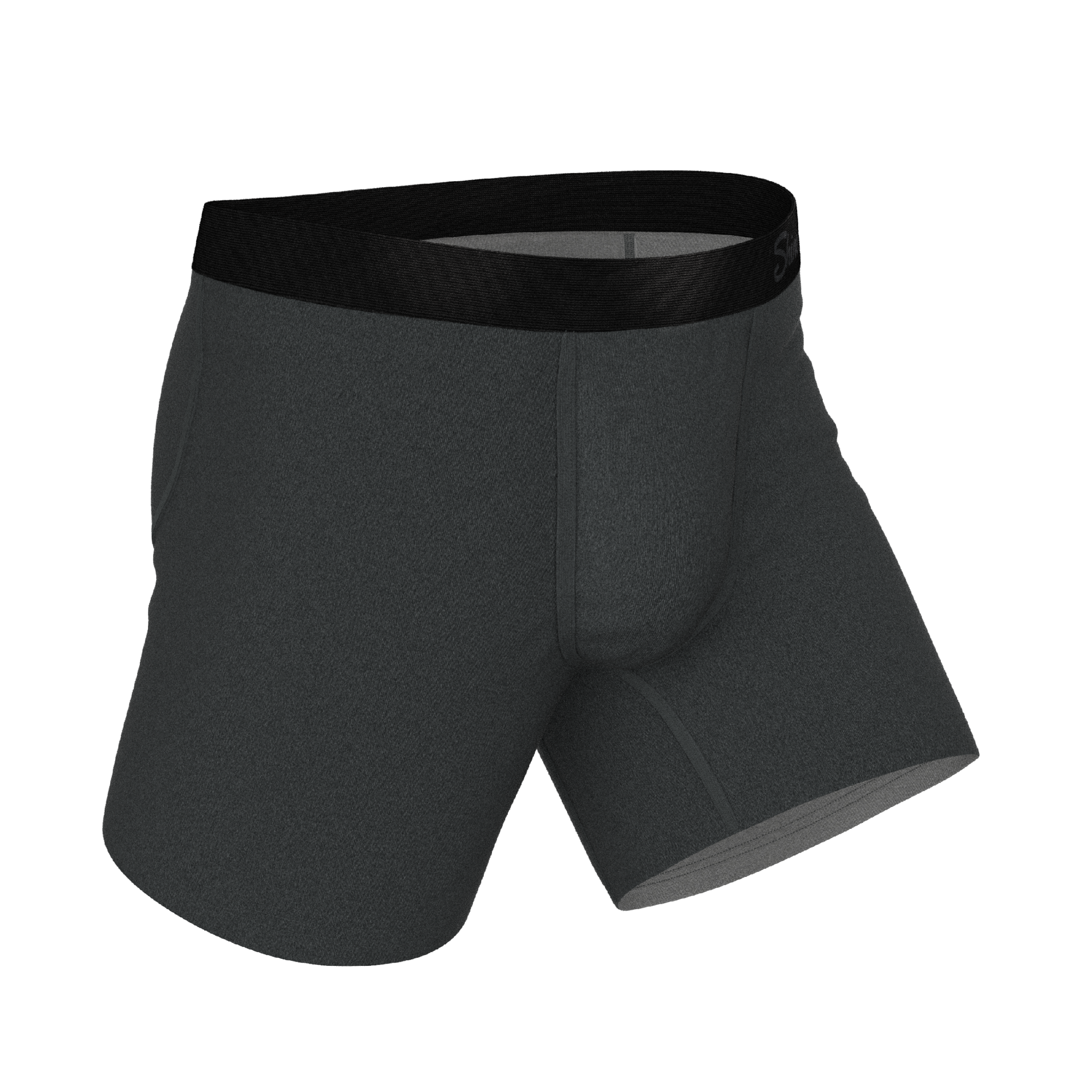 The Basalt | Heather Charcoal Ball Hammock® Pouch Underwear - Shinesty