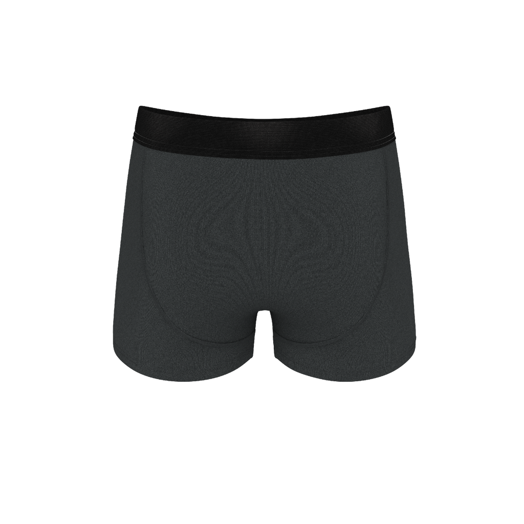 The Basalt | Heather Charcoal Ball Hammock® Pouch Trunks Underwear - Shinesty