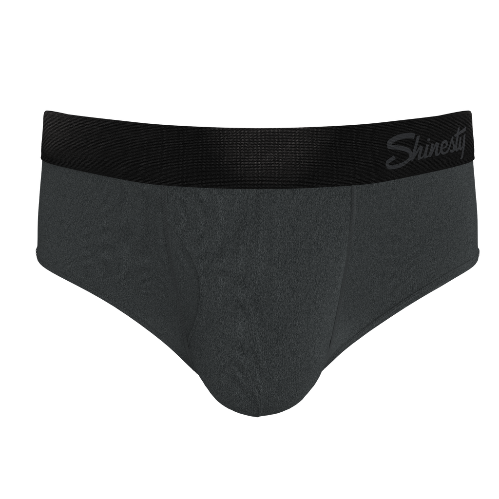 The Basalt | Heather Charcoal Ball Hammock® Pouch Underwear Briefs - Shinesty