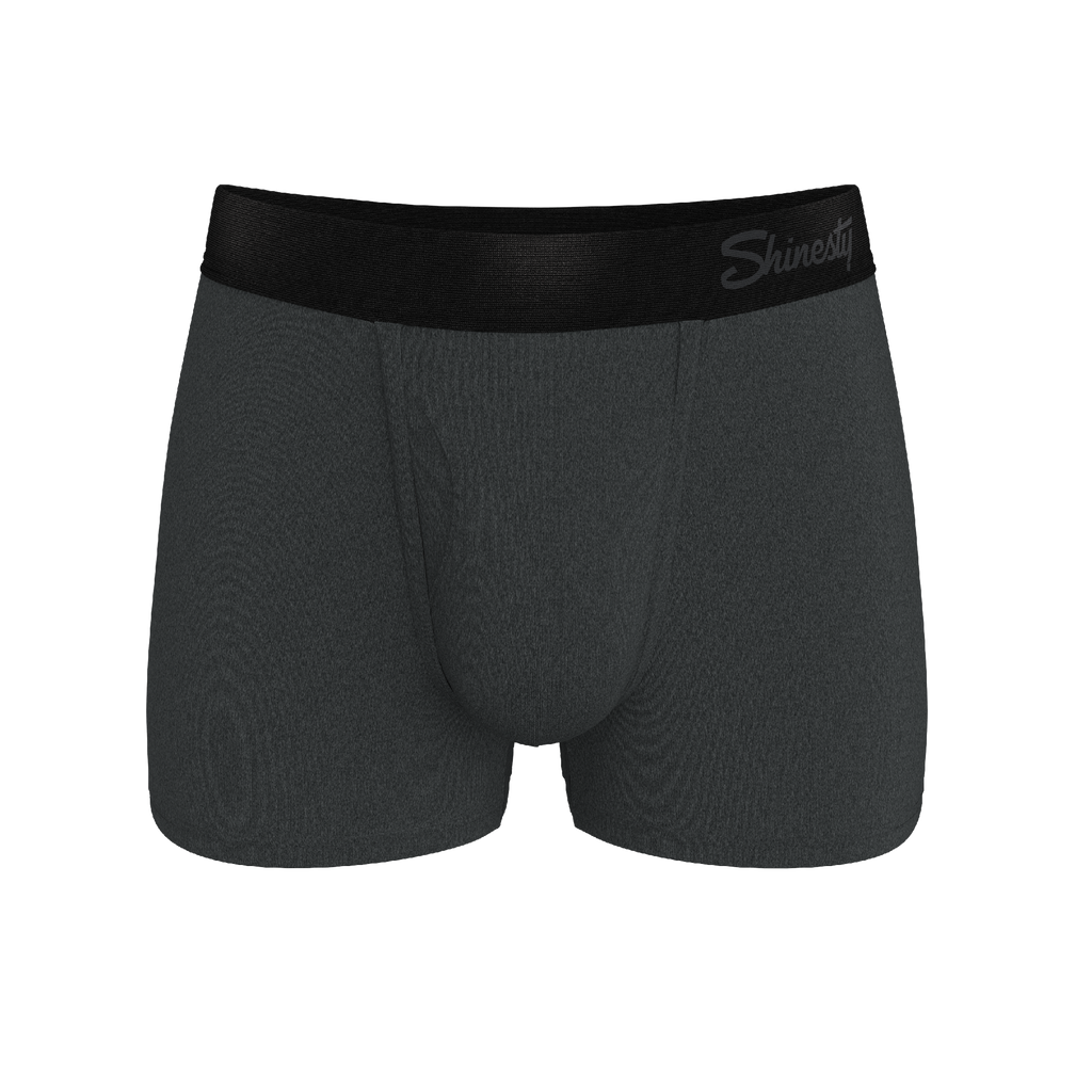 The Basalt | Heather Charcoal Ball Hammock® Pouch Trunks Underwear - Shinesty