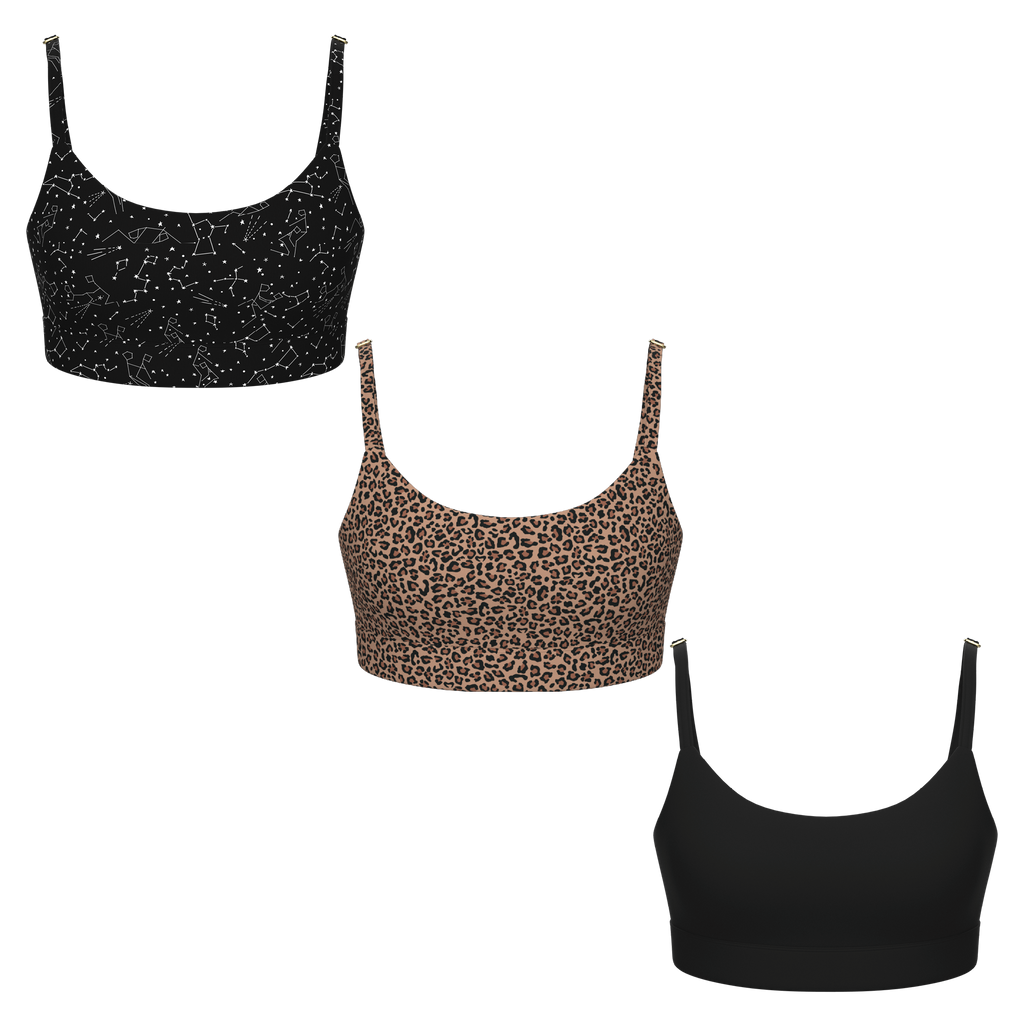 The Basics | Women's Boob Hammock™ Bralette 3 Pack - Shinesty