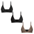 The Basics | Boob Hammock™ Triangle Bralette 3 Pack - Shinesty