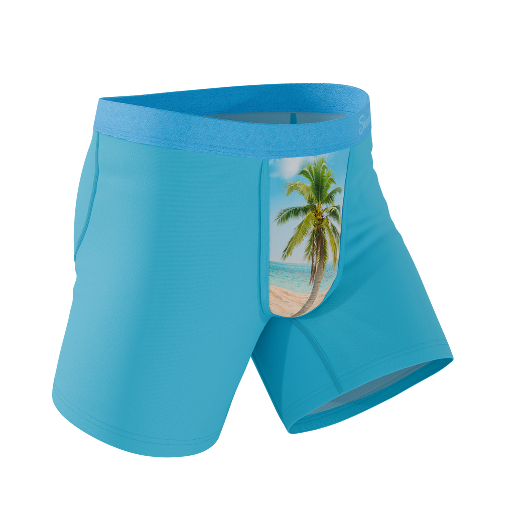 The Beach Please | Palm Tree Ball Hammock® Pouch Underwear - Shinesty