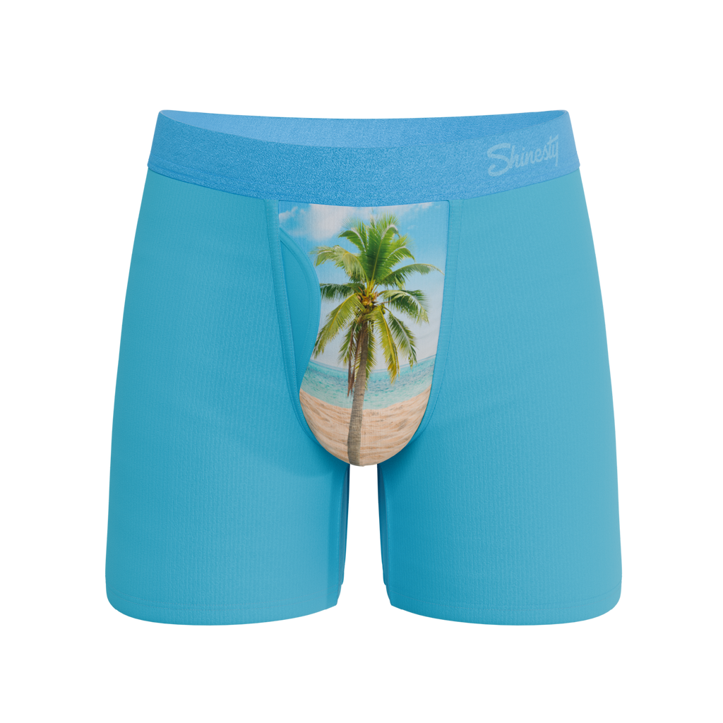 The Beach Please | Palm Tree Ball Hammock® Magnum Big Pouch Underwear - Shinesty