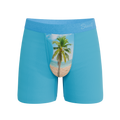 The Beach Please | Palm Tree Ball Hammock® Magnum Big Pouch Underwear - Shinesty