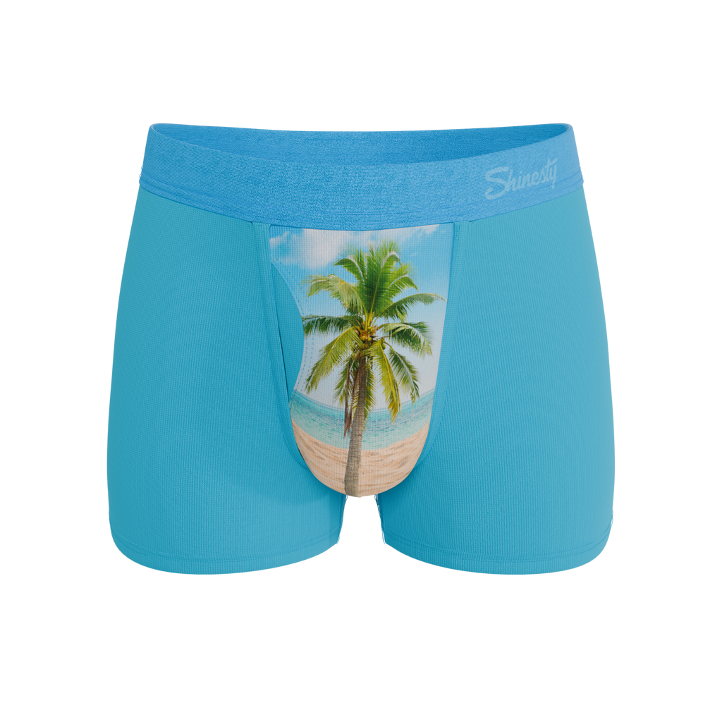 The Beach Please | Palm Tree Ball Hammock® Pouch Trunks Underwear - Shinesty