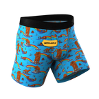 The Bear | Bear and Otter Rainbow Ball Hammock® Pouch Underwear With Fly - Shinesty