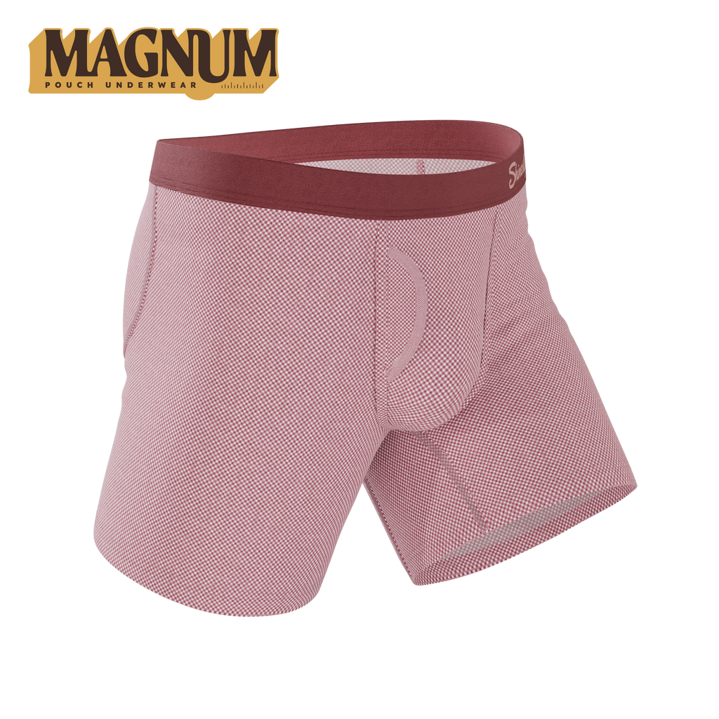 The Bell Pep | Red Chambray Ball Hammock® Magnum Big Pouch Underwear - Shinesty