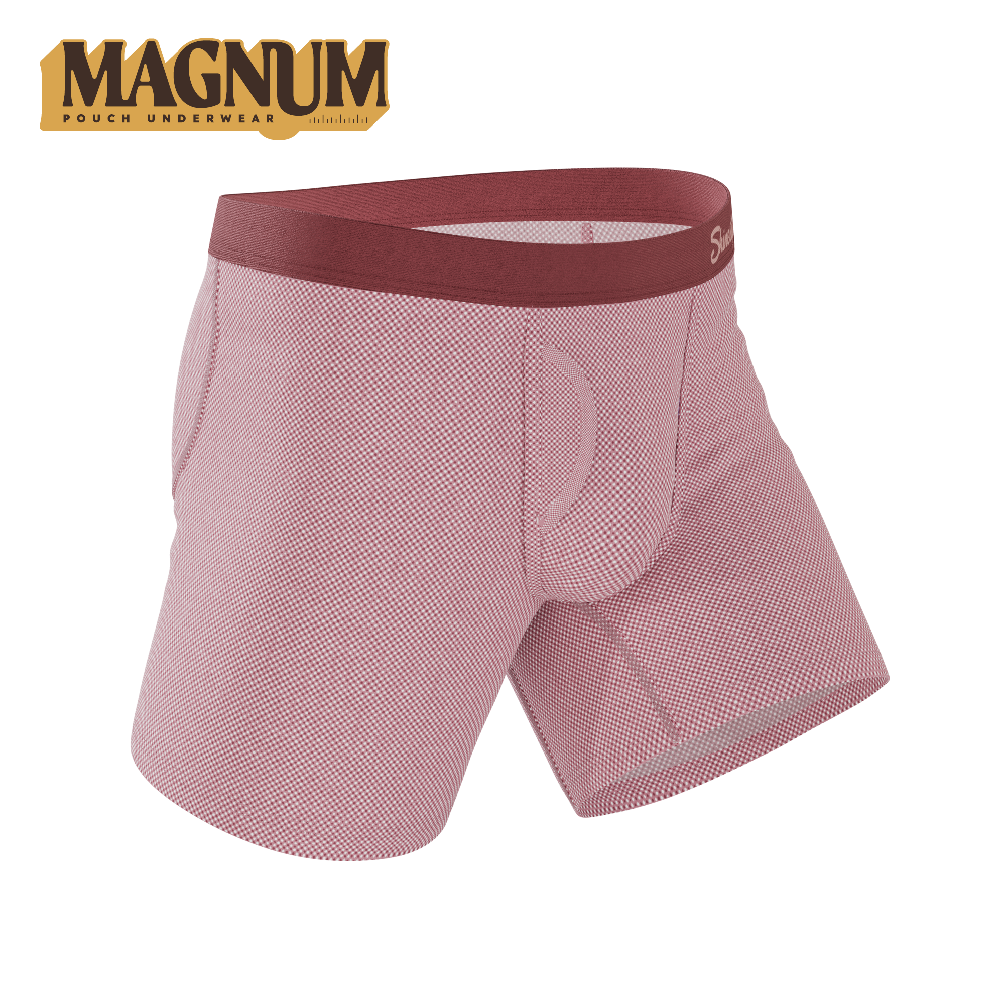 The Bell Pep | Red Chambray Ball Hammock® Magnum Big Pouch Underwear - Shinesty
