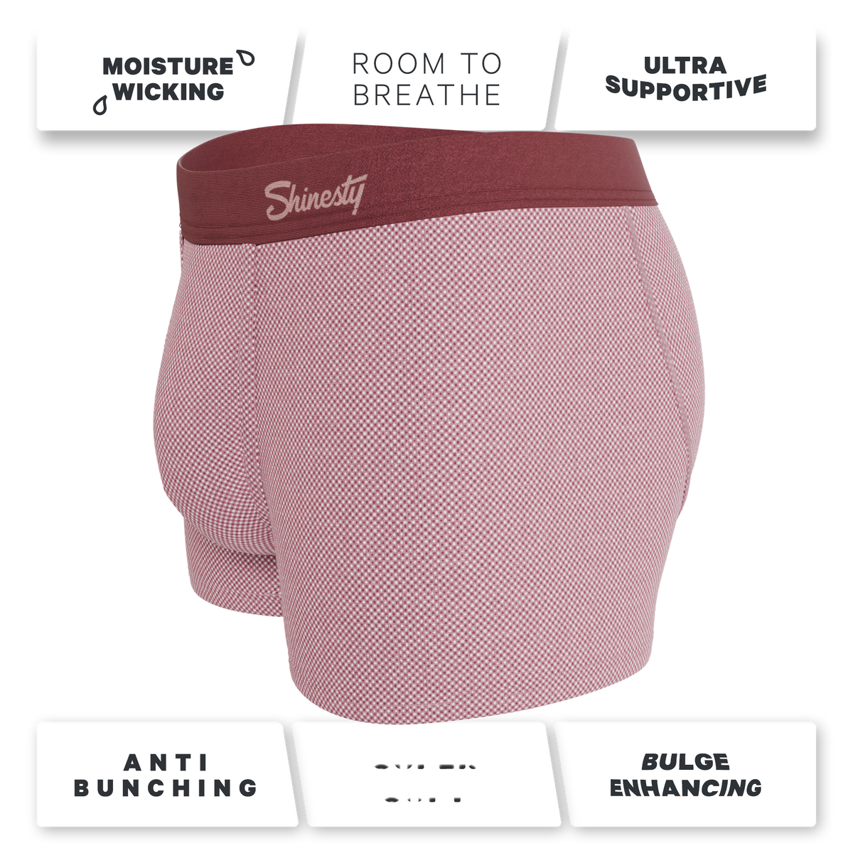 The Bell Pep | Red Chambray Ball Hammock® Pouch Trunks Underwear - Shinesty