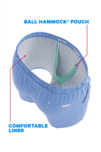 The Belly Flop | Blue and Green Ball Hammock® Pouch 5" Swim Trunks - Shinesty