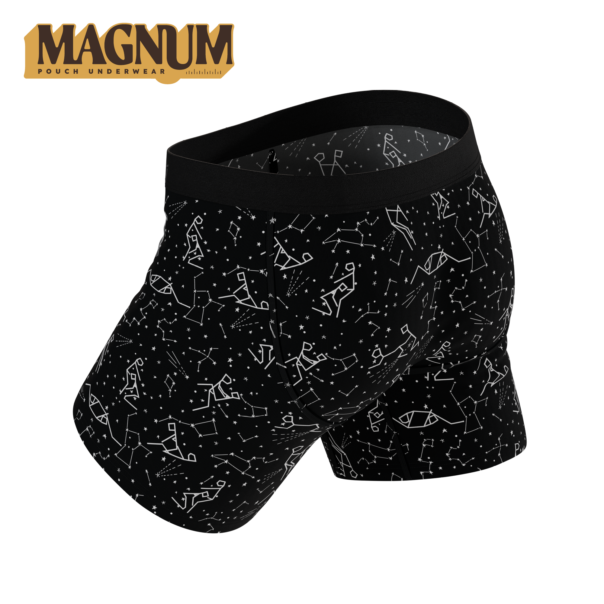 The Big Bang | Glow In The Dark Constellation Ball Hammock® Magnum Big Pouch Underwear - Shinesty