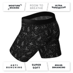 The Big Bang | Glow In The Dark Constellation Ball Hammock® Boxer - Long Leg - Shinesty