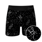 The Big Bang | Glow In The Dark Constellation Ball Hammock® Pouch Underwear With Fly - Shinesty
