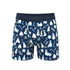 The Big Blizzard | Naughty Snowmen Ball Hammock® Pouch Underwear With Fly - Shinesty