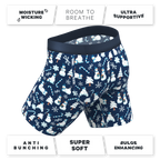 The Big Blizzard | Naughty Snowmen Ball Hammock® Boxer - Long Leg - Shinesty