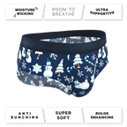 The Big Blizzard | Naughty Snowmen Ball Hammock® Pouch Underwear Briefs - Shinesty