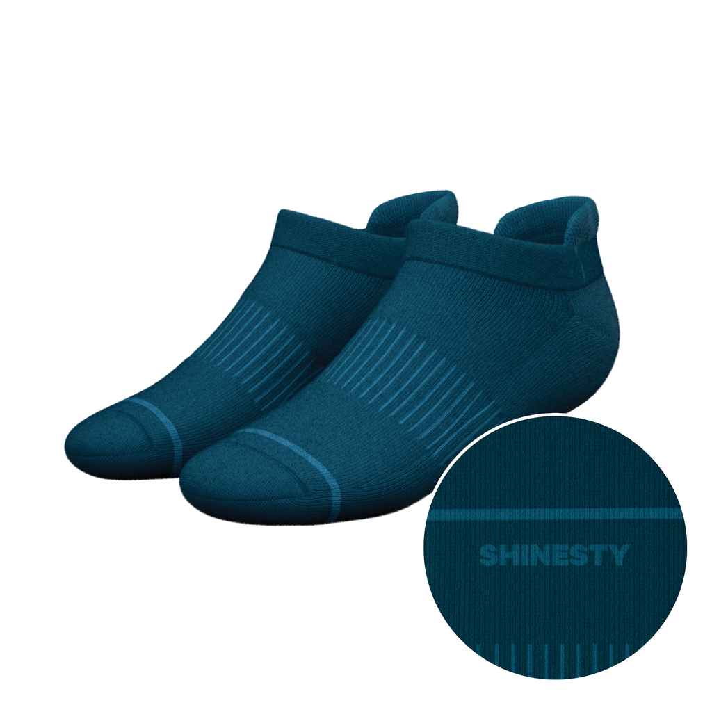 The Big Blue | Navy Heel Hammock™ Ankle Socks - Shinesty