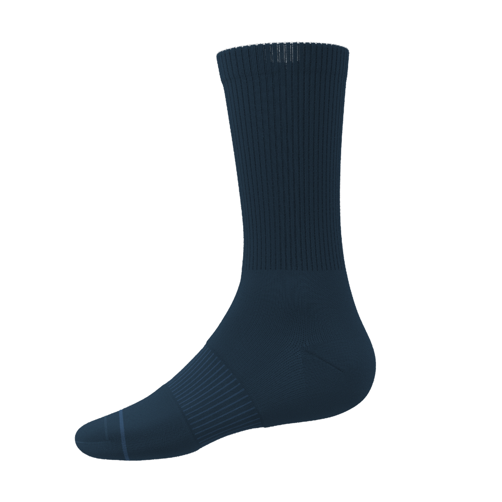 The Big Blue | Navy Heel Hammock™ Crew Socks - Shinesty