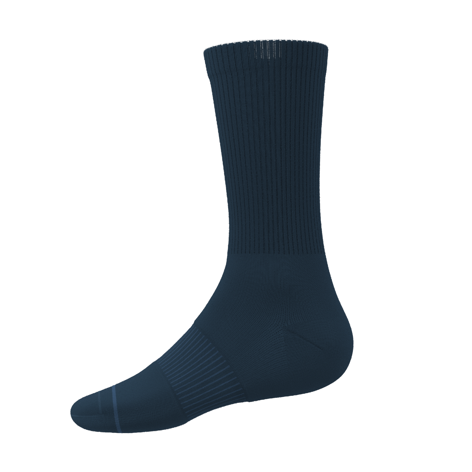 The Big Blue | Navy Heel Hammock™ Crew Socks - Shinesty