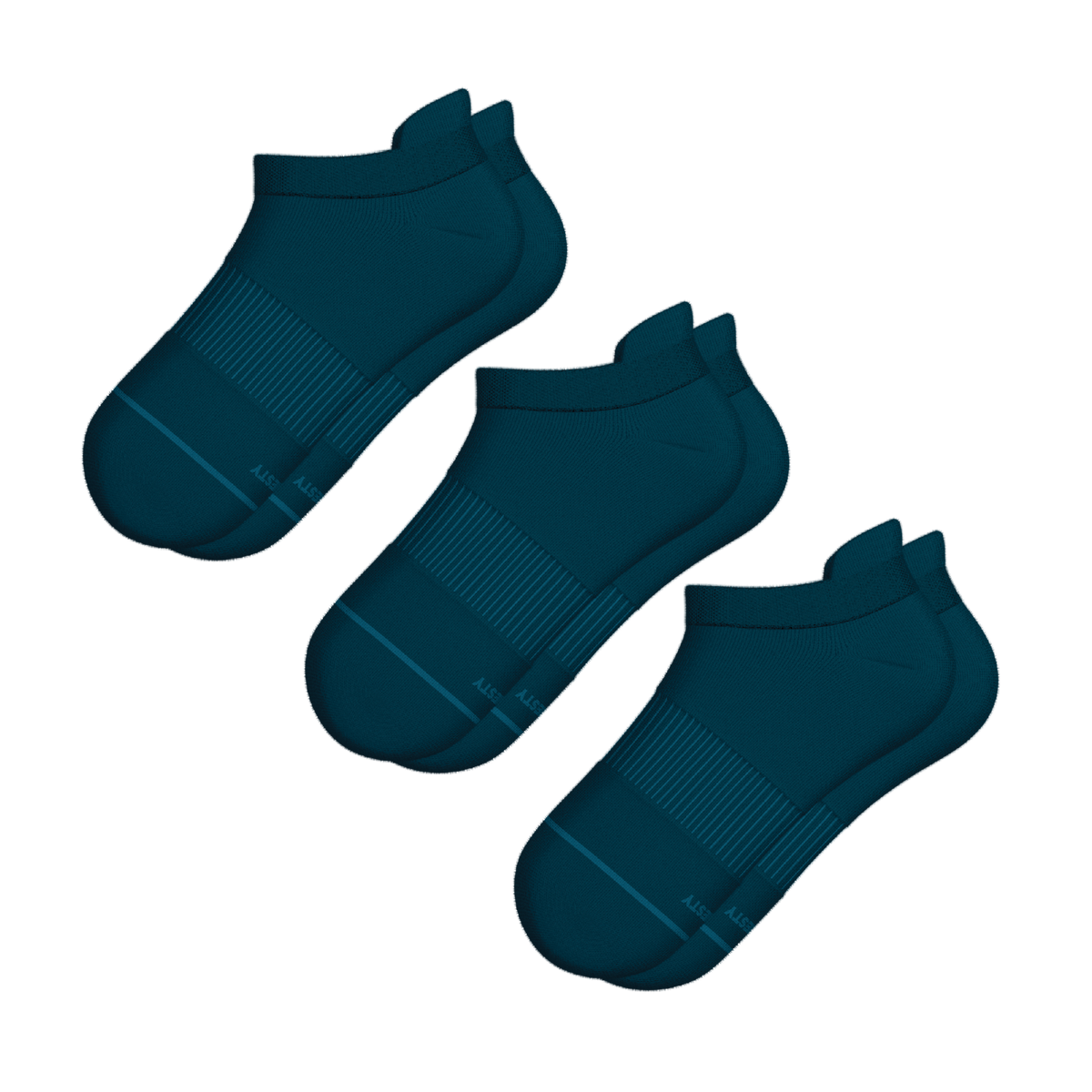 The Big Blue | Heel Hammock™ Ankle Socks 3 Pack - Shinesty
