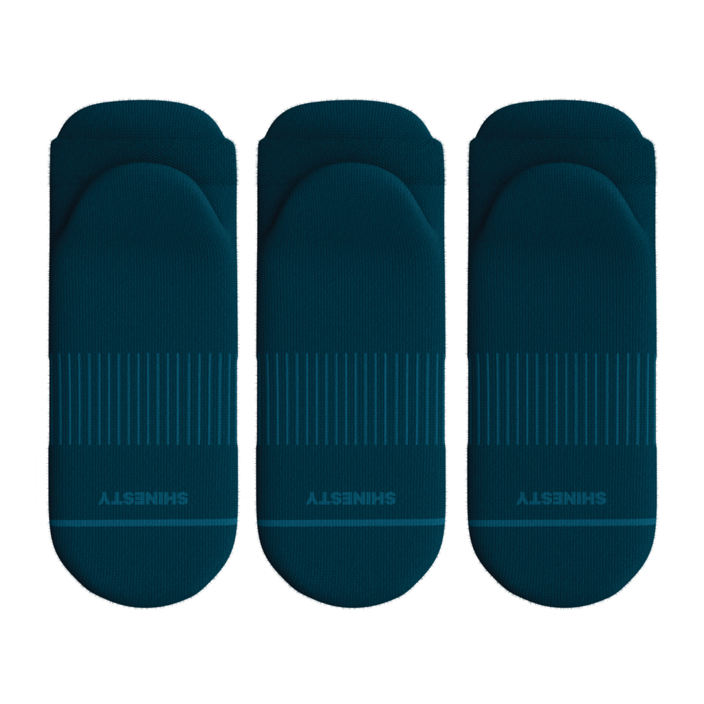 The Big Blue | Heel Hammock™ Ankle Socks 3 Pack - Shinesty