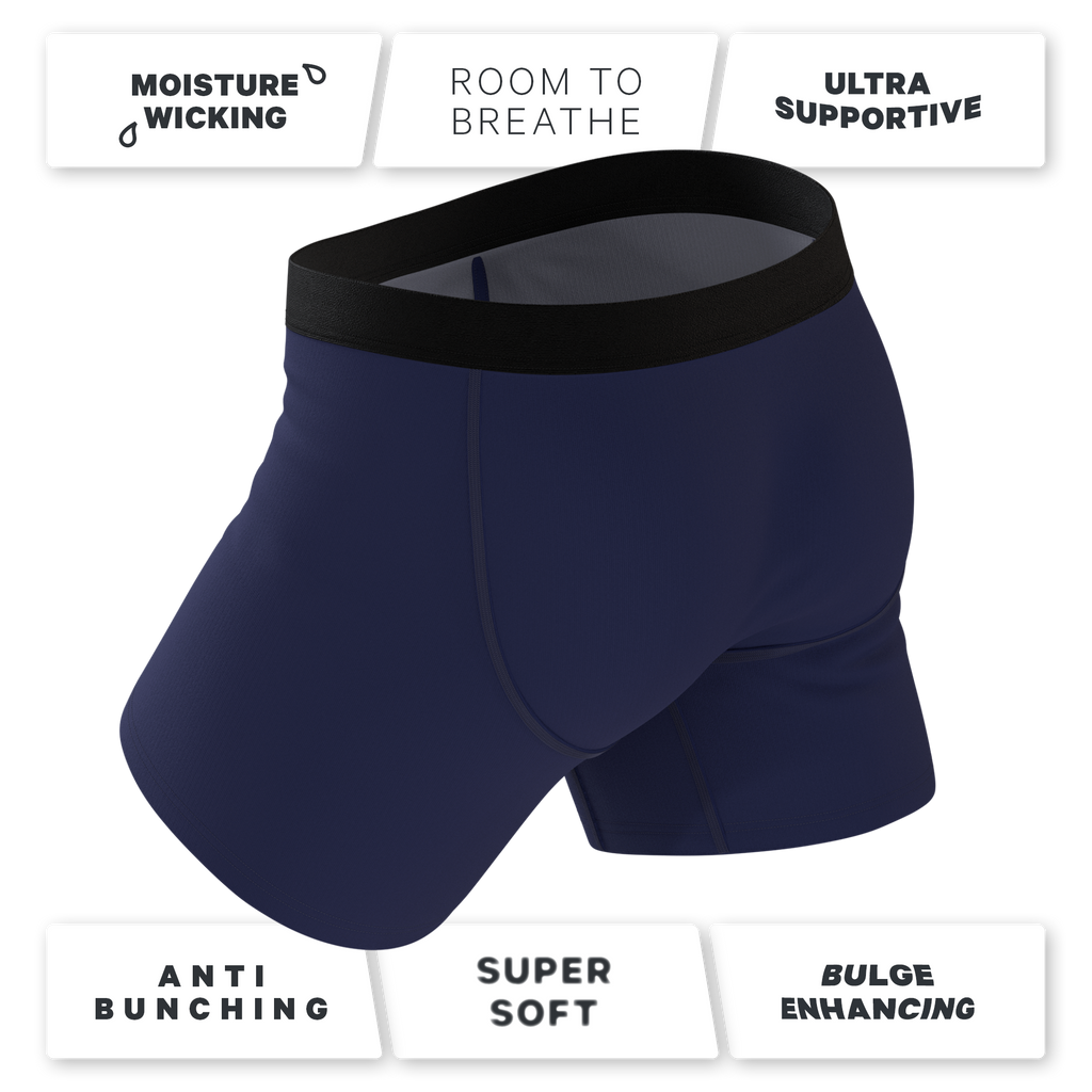 The Big Blue | Ball Hammock® Pouch Boxer Briefs with Fly 7 Pack - Shinesty