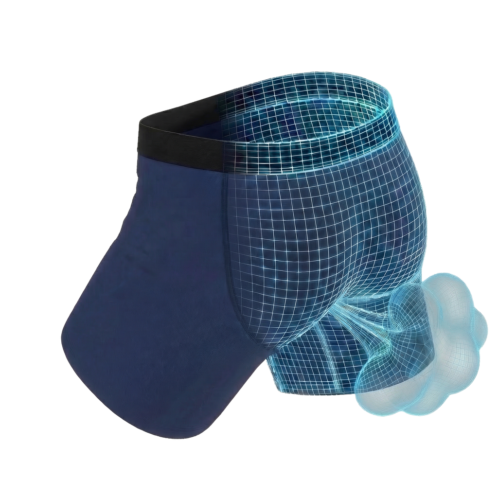 The Big Blue | Navy Fart Proof Ball Hammock® Pouch Underwear - Shinesty