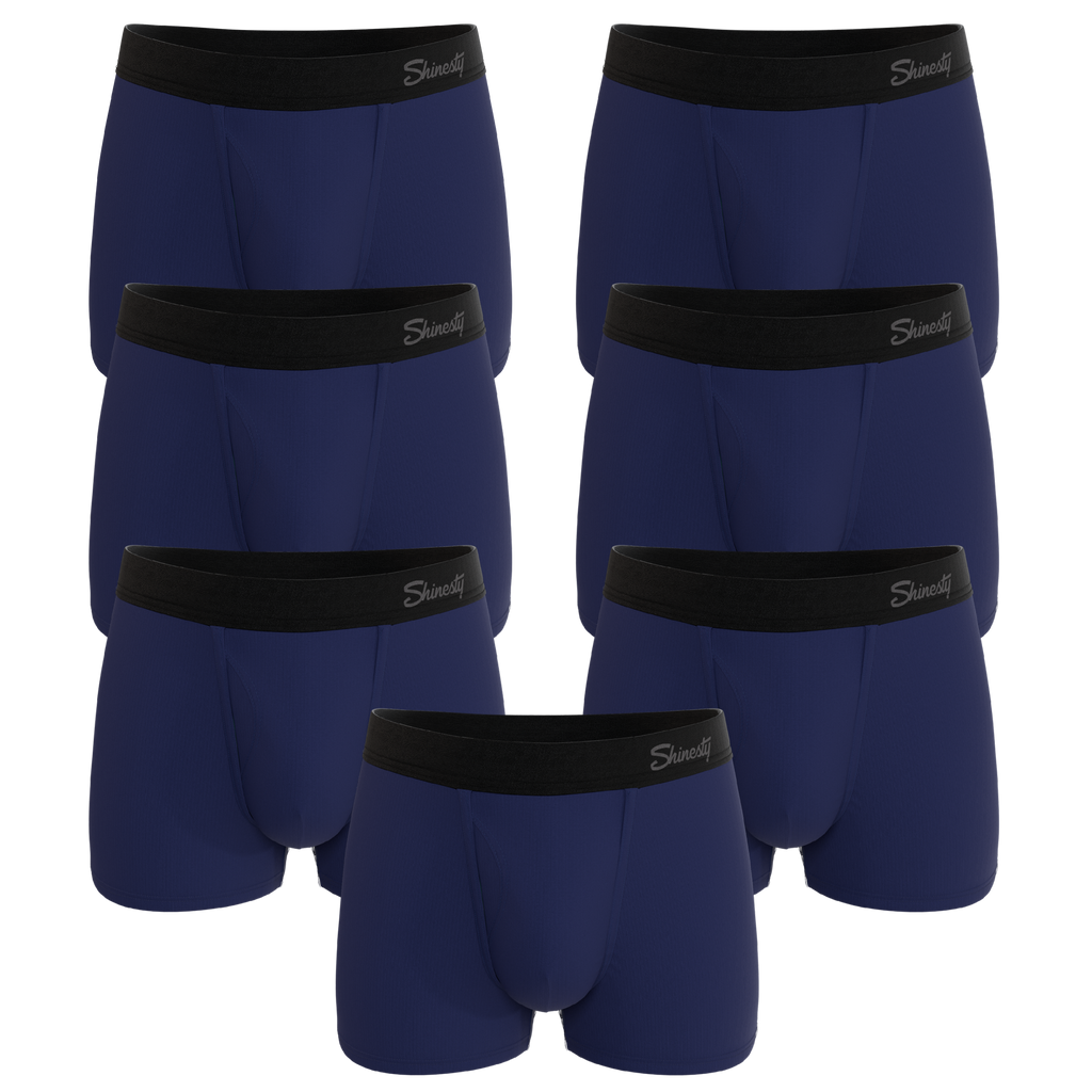 The Big Blue | Ball Hammock® Pouch Trunks Underwear 7 Pack - Shinesty