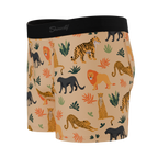 The Big Cat Conga | Safari Animals Youth Boxer Briefs - Shinesty