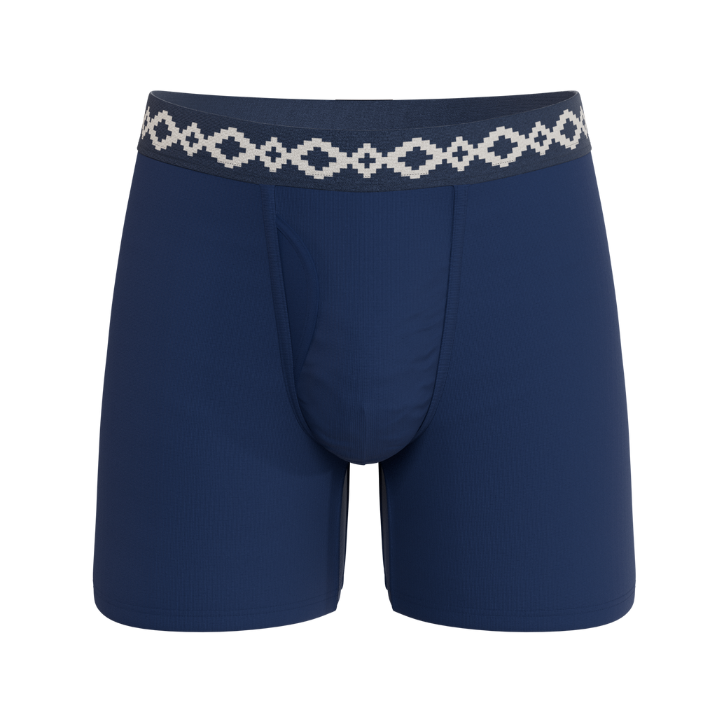 The Big Corbina Blue | La Matera x Shinesty Navy Ball Hammock® Pouch Underwear With Fly - Shinesty