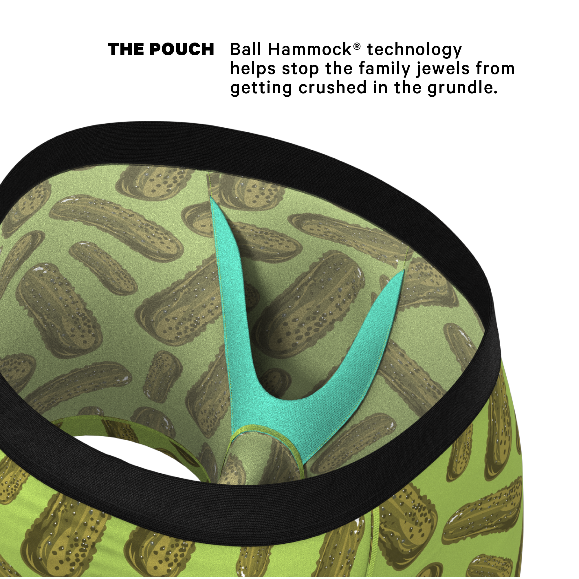 The Big Dill | Pickle Ball Hammock® Pouch Underwear - Shinesty