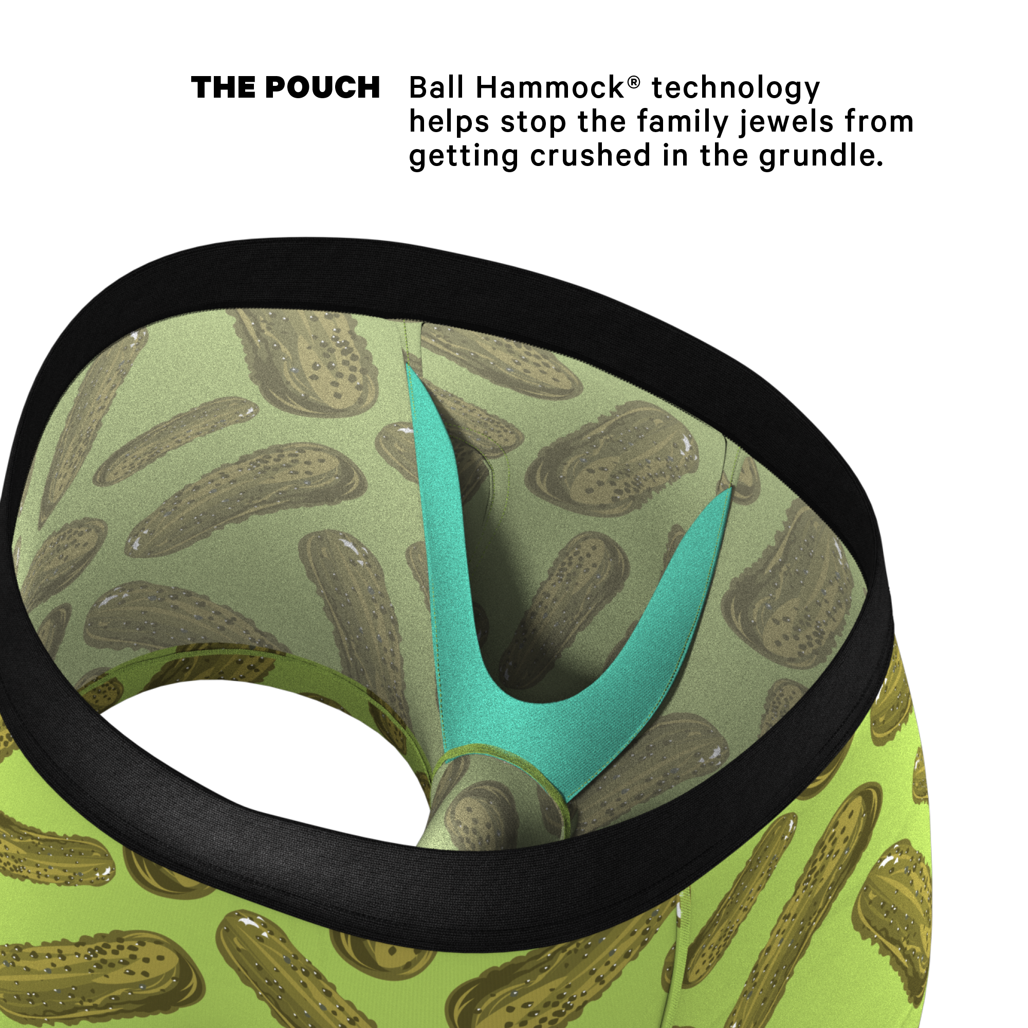 The Big Dill | Pickle Ball Hammock® Pouch Trunks Underwear - Shinesty