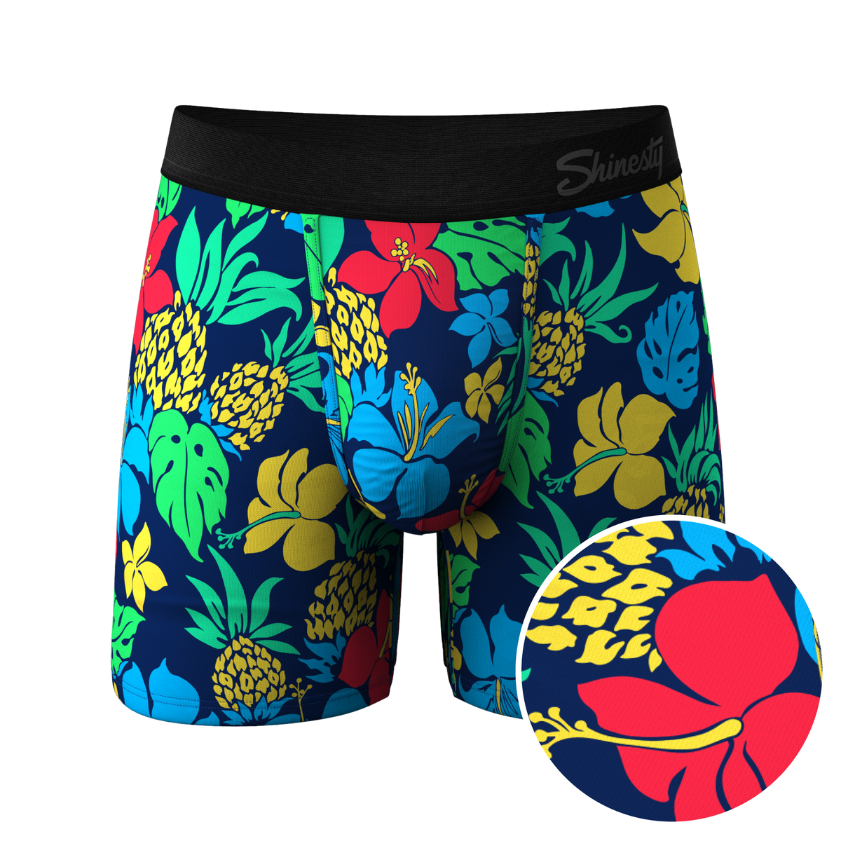The Big Kahunas | Hawaiian Print Ball Hammock® Pouch Underwear - Shinesty