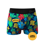 The Big Kahunas | Hawaiian Print Boxer Ball Hammock® Pouch Trunks Underwear - Shinesty