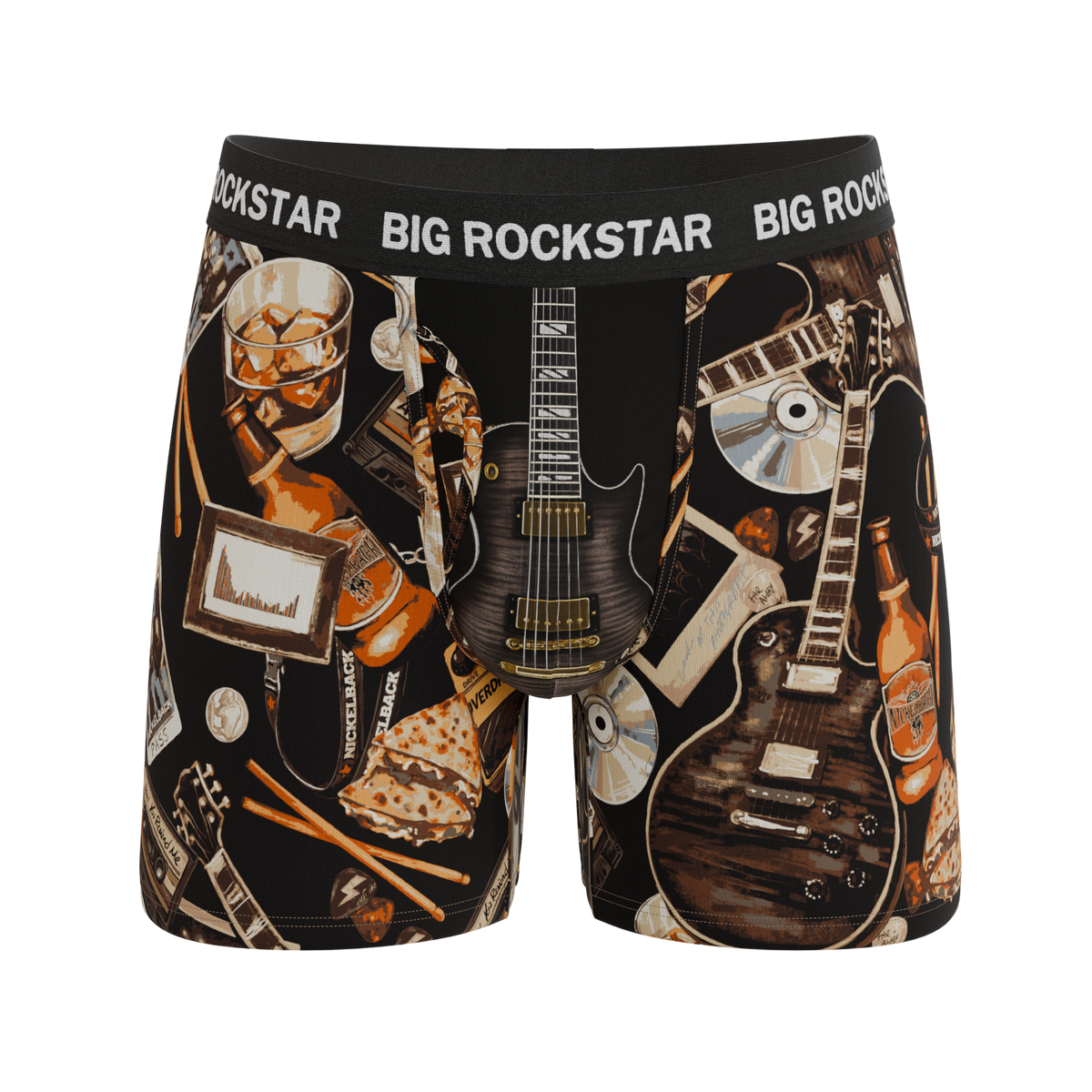 The Big Rock Star | Shinesty X Nickelback Guitar Ball Hammock® Pouch Underwear With Fly - Shinesty