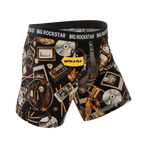 The Big Rock Star | Shinesty X Nickelback Guitar Ball Hammock® Pouch Underwear With Fly - Shinesty