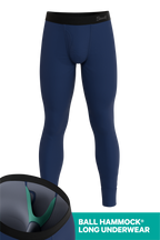 The Big Blue | Navy Ball Hammock® Long Johns