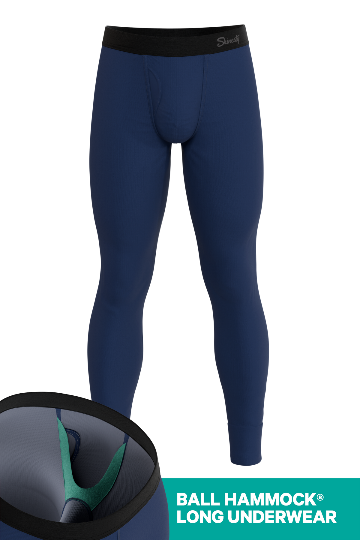 The Big Blue | Navy Ball Hammock® Long Johns