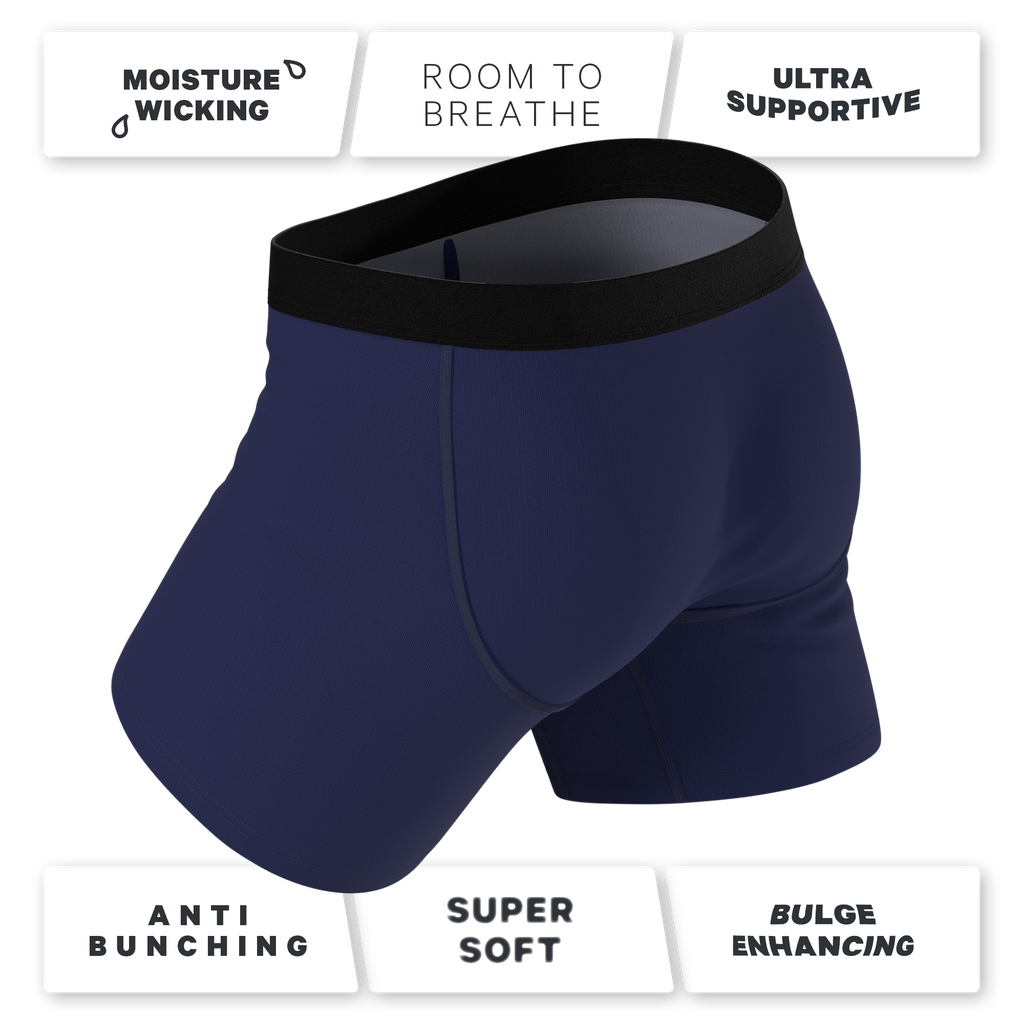 The Big Blue | Navy Ball Hammock® Pouch Underwear - Shinesty
