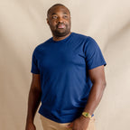 The Big Blue | Navy Everyman™ T Shirt - Shinesty