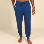 The Big Blue | Navy SleepDeep™ Men’s Pajama Joggers - Shinesty